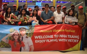 Đoàn famtrip 34 doanh nghiệp lữ hành Ấn Độ đến Khánh Hòa - Ảnh: MINH CHIẾN