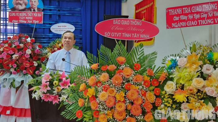 Ông Dương Văn Thắng, phát biểu chỉ đạo tại tổng kết ngành GTVT Tây Ninh