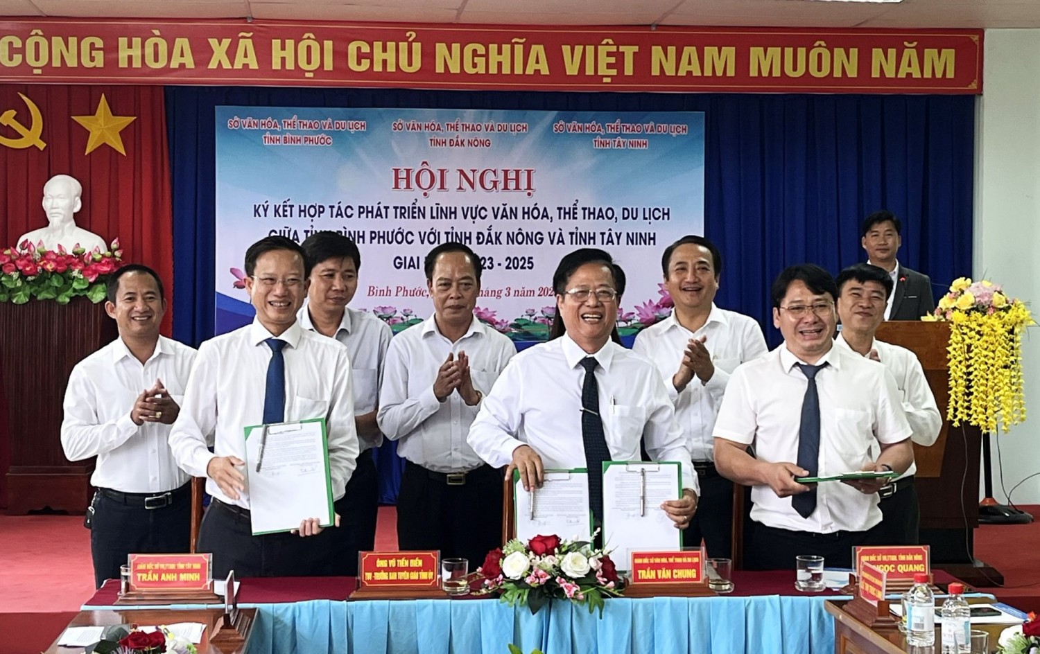 Tây Ninh và Bình Phước ký kết hợp tác phát triển văn hóa, du lịch giai đoạn 2023-2025